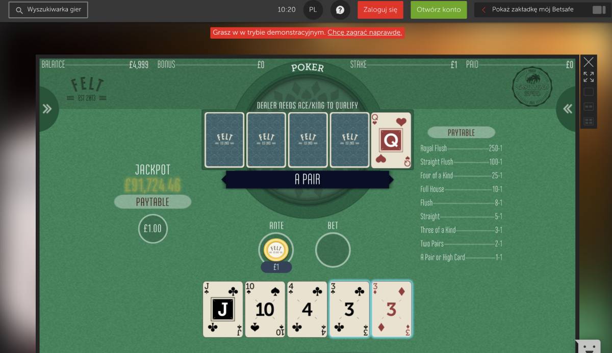 poker na pieniądze online