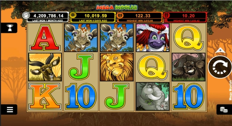 mega moolah slot