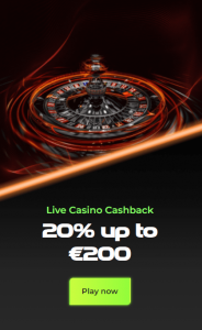 Betovo Live Casino Cashback