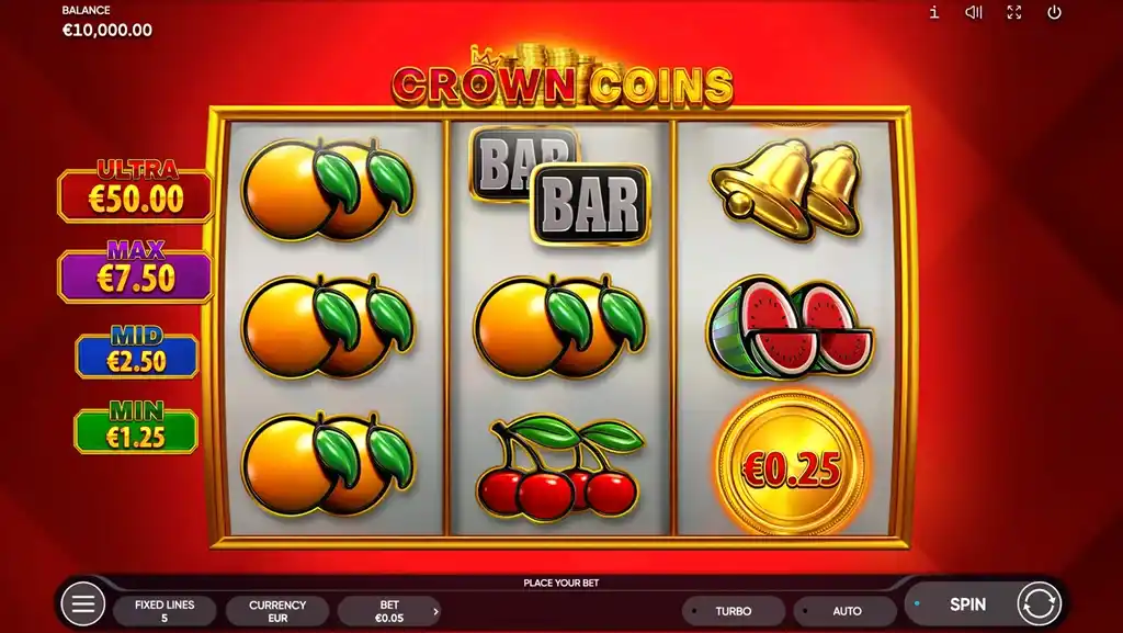 crown coins slot