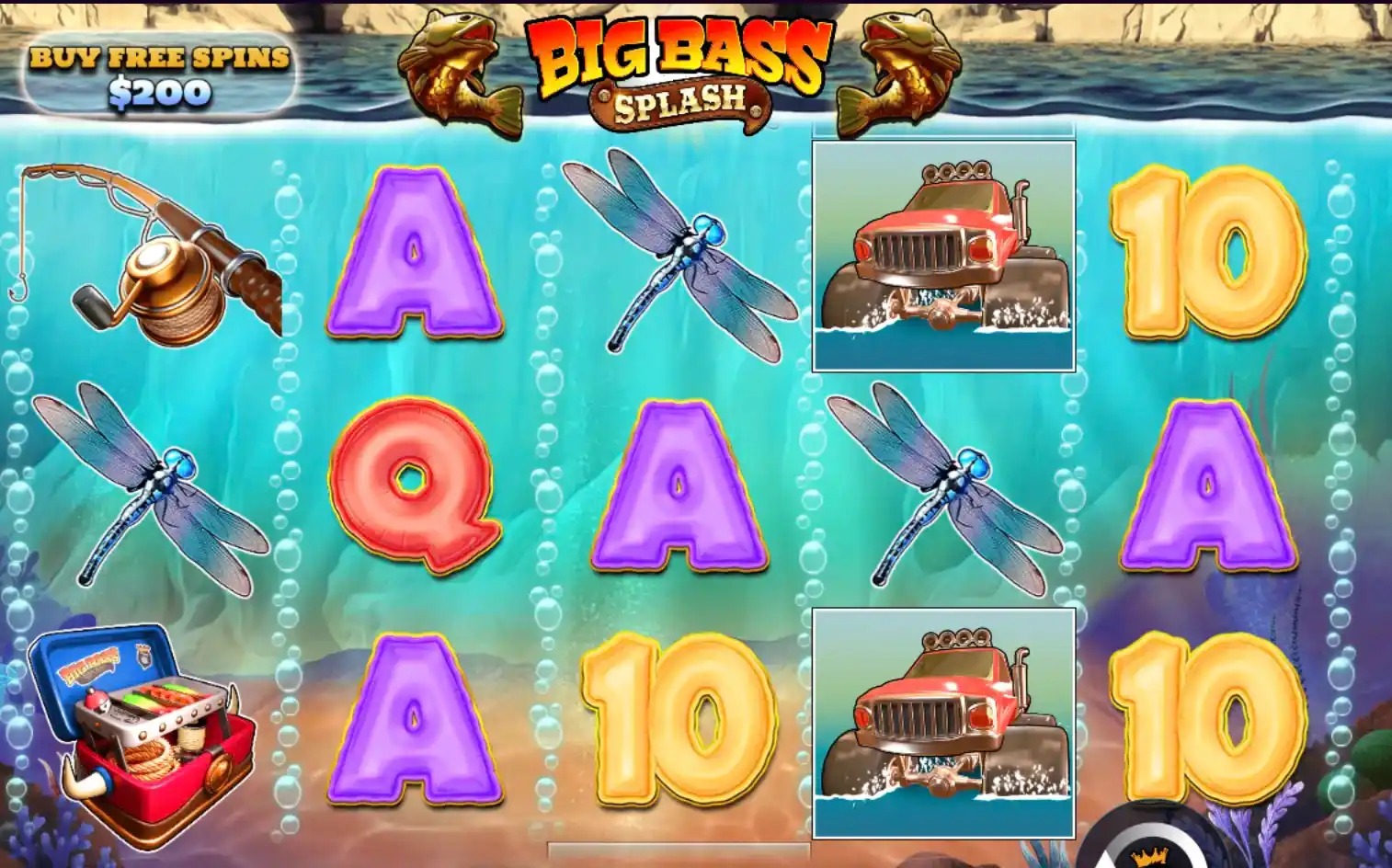 big bass splash symbole