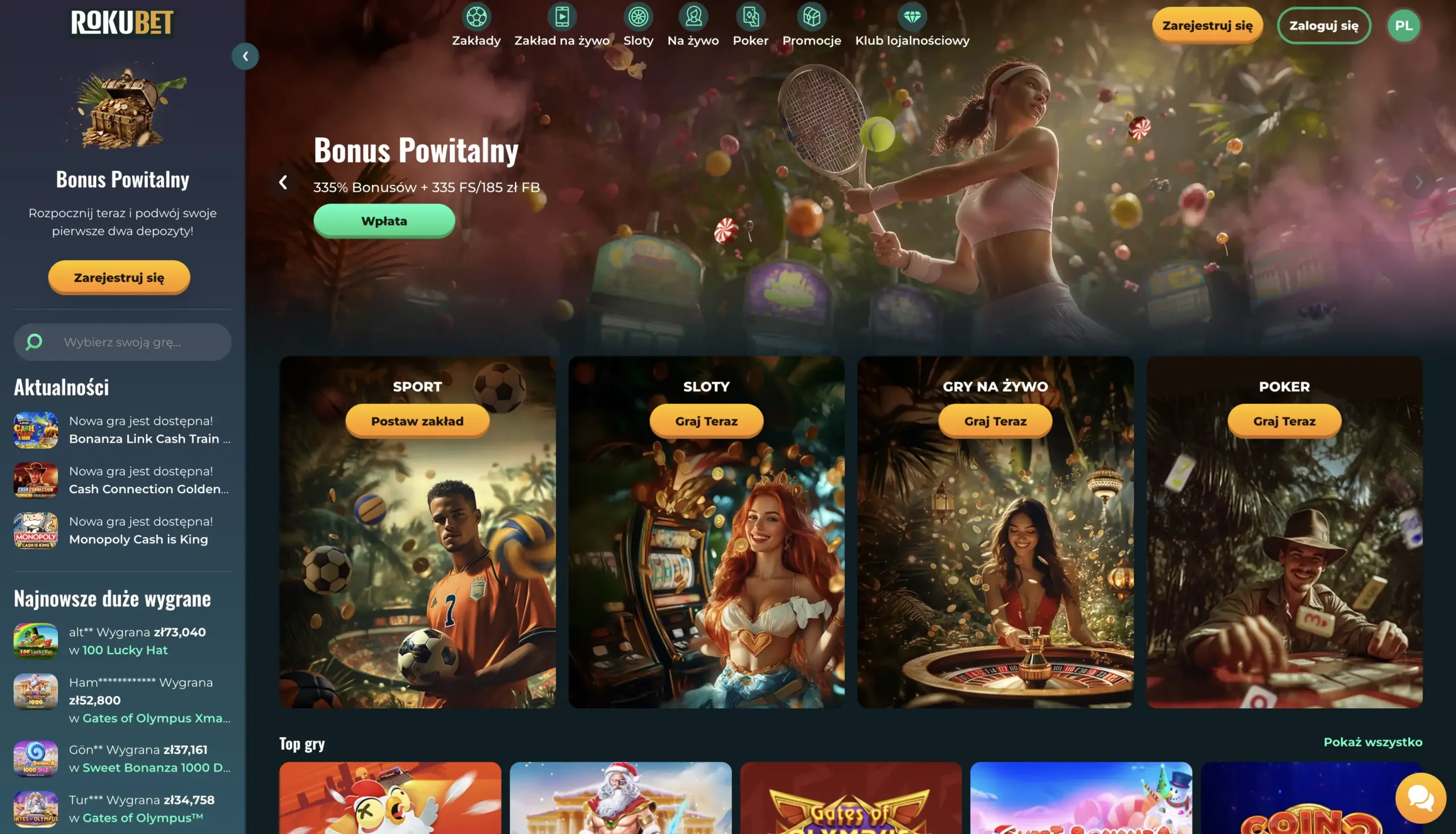 rokubet strona